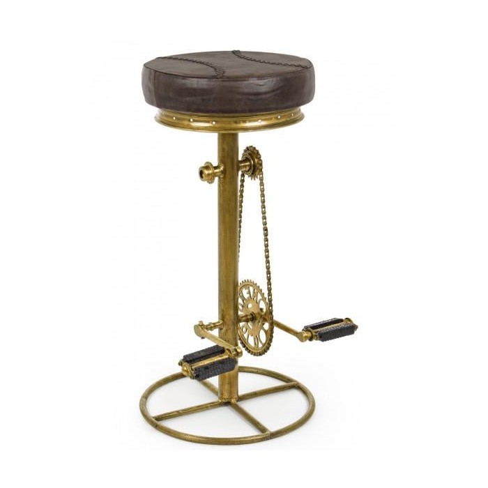SGABELLO BAR CYCLE ORO H80